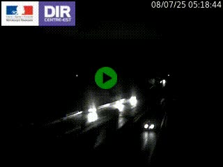 Caméra trafic à Meylan sur la Rocade-Sud de Grenoble en direction d'Aix-en-Provence