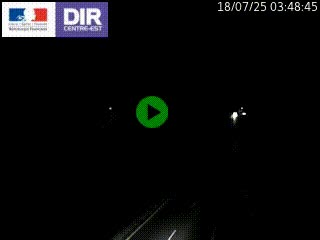 Caméra trafic à Meylan sur la Rocade-Sud de Grenoble en direction d'Aix-en-Provence