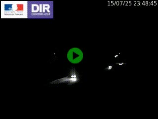Caméra trafic à Meylan sur la Rocade-Sud de Grenoble en direction d'Aix-en-Provence