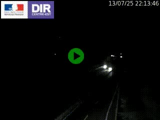 Caméra trafic à Meylan sur la Rocade-Sud de Grenoble en direction d'Aix-en-Provence