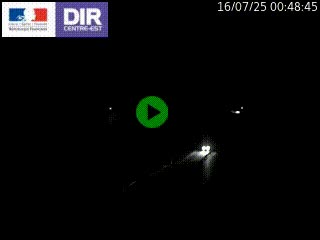 Caméra trafic à Meylan sur la Rocade-Sud de Grenoble en direction d'Aix-en-Provence