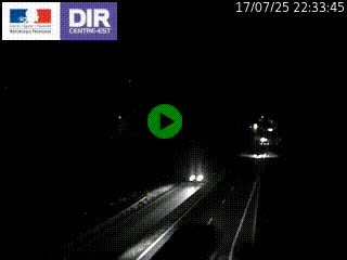 Caméra trafic à Meylan sur la Rocade-Sud de Grenoble en direction d'Aix-en-Provence