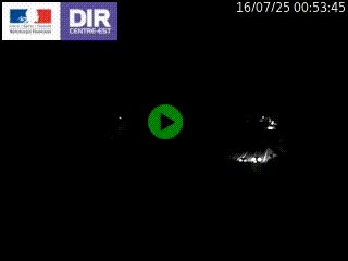 Caméra trafic à Meylan sur la Rocade-Sud de Grenoble en direction d'Aix-en-Provence