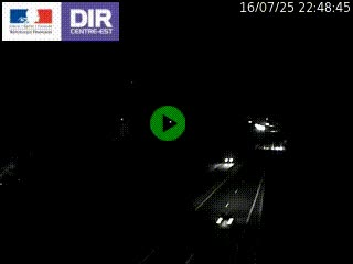Caméra trafic à Meylan sur la Rocade-Sud de Grenoble en direction d'Aix-en-Provence