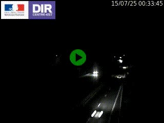 Caméra trafic à Meylan sur la Rocade-Sud de Grenoble en direction d'Aix-en-Provence