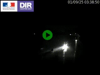 Caméra trafic à Meylan sur la Rocade-Sud de Grenoble en direction d'Aix-en-Provence