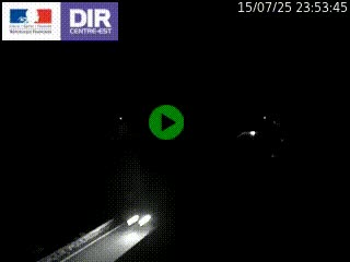 Caméra trafic à Meylan sur la Rocade-Sud de Grenoble en direction d'Aix-en-Provence