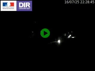 Caméra trafic à Meylan sur la Rocade-Sud de Grenoble en direction d'Aix-en-Provence