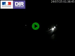 Caméra trafic à Meylan sur la Rocade-Sud de Grenoble en direction d'Aix-en-Provence