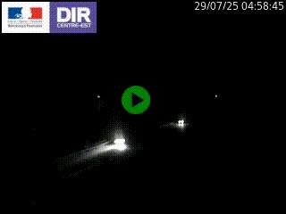 Caméra trafic à Meylan sur la Rocade-Sud de Grenoble en direction d'Aix-en-Provence