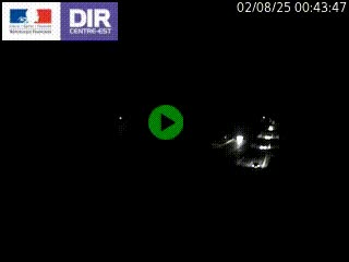 Caméra trafic à Meylan sur la Rocade-Sud de Grenoble en direction d'Aix-en-Provence