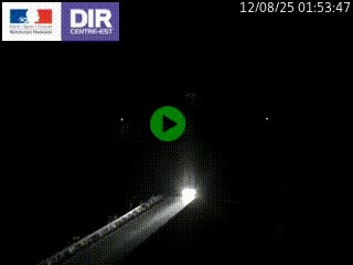 Caméra trafic à Meylan sur la Rocade-Sud de Grenoble en direction d'Aix-en-Provence