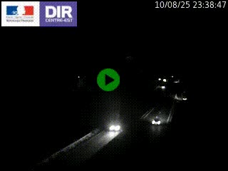 Caméra trafic à Meylan sur la Rocade-Sud de Grenoble en direction d'Aix-en-Provence