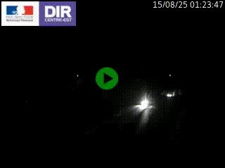 Caméra trafic à Meylan sur la Rocade-Sud de Grenoble en direction d'Aix-en-Provence