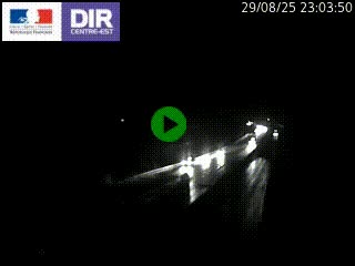 Caméra trafic à Meylan sur la Rocade-Sud de Grenoble en direction d'Aix-en-Provence