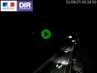 Caméra trafic à Meylan sur la Rocade-Sud de Grenoble en direction d'Aix-en-Provence