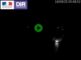 Caméra trafic à Meylan sur la Rocade-Sud de Grenoble en direction d'Aix-en-Provence