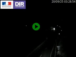 Caméra trafic à Meylan sur la Rocade-Sud de Grenoble en direction d'Aix-en-Provence