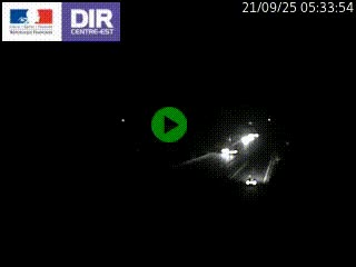 Caméra trafic à Meylan sur la Rocade-Sud de Grenoble en direction d'Aix-en-Provence