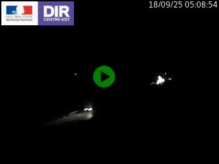Caméra trafic à Meylan sur la Rocade-Sud de Grenoble en direction d'Aix-en-Provence