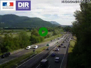 <h2>Caméra trafic à Meylan sur la Rocade-Sud de Grenoble en direction d'Aix-en-Provence</h2>