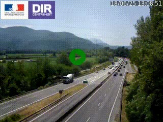<h2>Caméra trafic à Meylan sur la Rocade-Sud de Grenoble en direction d'Aix-en-Provence</h2>