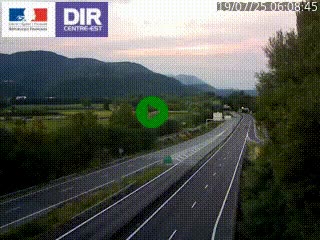 <h2>Caméra trafic à Meylan sur la Rocade-Sud de Grenoble en direction d'Aix-en-Provence</h2>