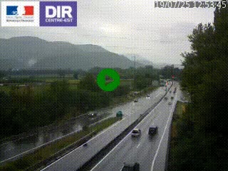 <h2>Caméra trafic à Meylan sur la Rocade-Sud de Grenoble en direction d'Aix-en-Provence</h2>