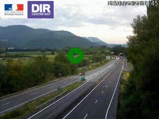 <h2>Caméra trafic à Meylan sur la Rocade-Sud de Grenoble en direction d'Aix-en-Provence</h2>