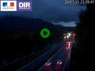 <h2>Caméra trafic à Meylan sur la Rocade-Sud de Grenoble en direction d'Aix-en-Provence</h2>