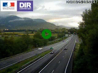 <h2>Caméra trafic à Meylan sur la Rocade-Sud de Grenoble en direction d'Aix-en-Provence</h2>