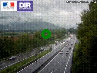 <h2>Caméra trafic à Meylan sur la Rocade-Sud de Grenoble en direction d'Aix-en-Provence</h2>