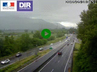 <h2>Caméra trafic à Meylan sur la Rocade-Sud de Grenoble en direction d'Aix-en-Provence</h2>