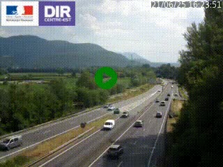 <h2>Caméra trafic à Meylan sur la Rocade-Sud de Grenoble en direction d'Aix-en-Provence</h2>