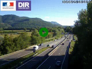 <h2>Caméra trafic à Meylan sur la Rocade-Sud de Grenoble en direction d'Aix-en-Provence</h2>