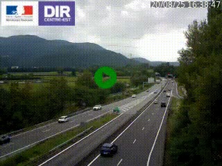 <h2>Caméra trafic à Meylan sur la Rocade-Sud de Grenoble en direction d'Aix-en-Provence</h2>