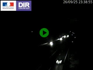 Caméra trafic à Meylan sur la Rocade-Sud de Grenoble en direction d'Aix-en-Provence
