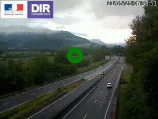 <h2>Caméra trafic à Meylan sur la Rocade-Sud de Grenoble en direction d'Aix-en-Provence</h2>