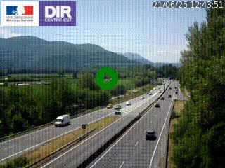 <h2>Caméra trafic à Meylan sur la Rocade-Sud de Grenoble en direction d'Aix-en-Provence</h2>