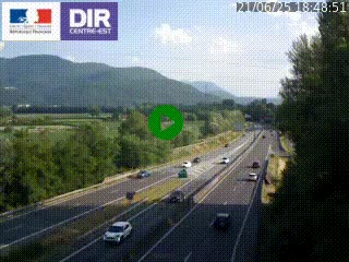<h2>Caméra trafic à Meylan sur la Rocade-Sud de Grenoble en direction d'Aix-en-Provence</h2>