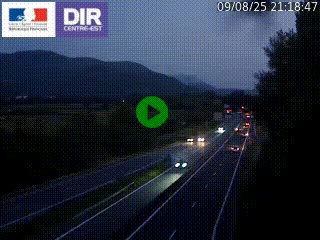 <h2>Caméra trafic à Meylan sur la Rocade-Sud de Grenoble en direction d'Aix-en-Provence</h2>