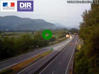 <h2>Caméra trafic à Meylan sur la Rocade-Sud de Grenoble en direction d'Aix-en-Provence</h2>