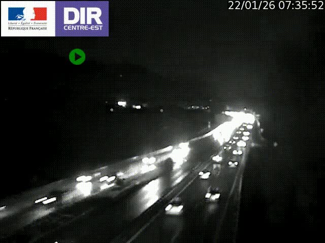 <h2>Caméra trafic à Meylan sur la Rocade-Sud de Grenoble en direction d'Aix-en-Provence</h2>