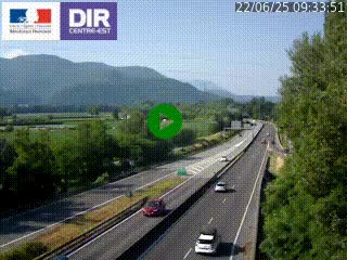 <h2>Caméra trafic à Meylan sur la Rocade-Sud de Grenoble en direction d'Aix-en-Provence</h2>