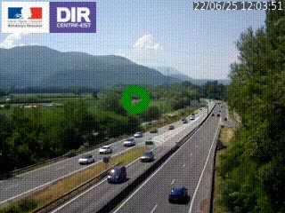 <h2>Caméra trafic à Meylan sur la Rocade-Sud de Grenoble en direction d'Aix-en-Provence</h2>