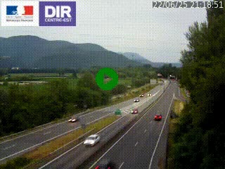 <h2>Caméra trafic à Meylan sur la Rocade-Sud de Grenoble en direction d'Aix-en-Provence</h2>