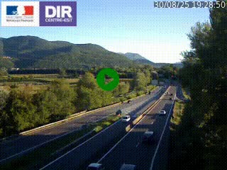<h2>Caméra trafic à Meylan sur la Rocade-Sud de Grenoble en direction d'Aix-en-Provence</h2>