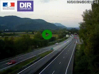 <h2>Caméra trafic à Meylan sur la Rocade-Sud de Grenoble en direction d'Aix-en-Provence</h2>