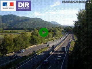 <h2>Caméra trafic à Meylan sur la Rocade-Sud de Grenoble en direction d'Aix-en-Provence</h2>