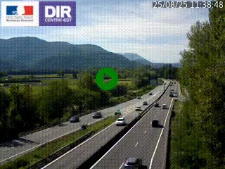 <h2>Caméra trafic à Meylan sur la Rocade-Sud de Grenoble en direction d'Aix-en-Provence</h2>